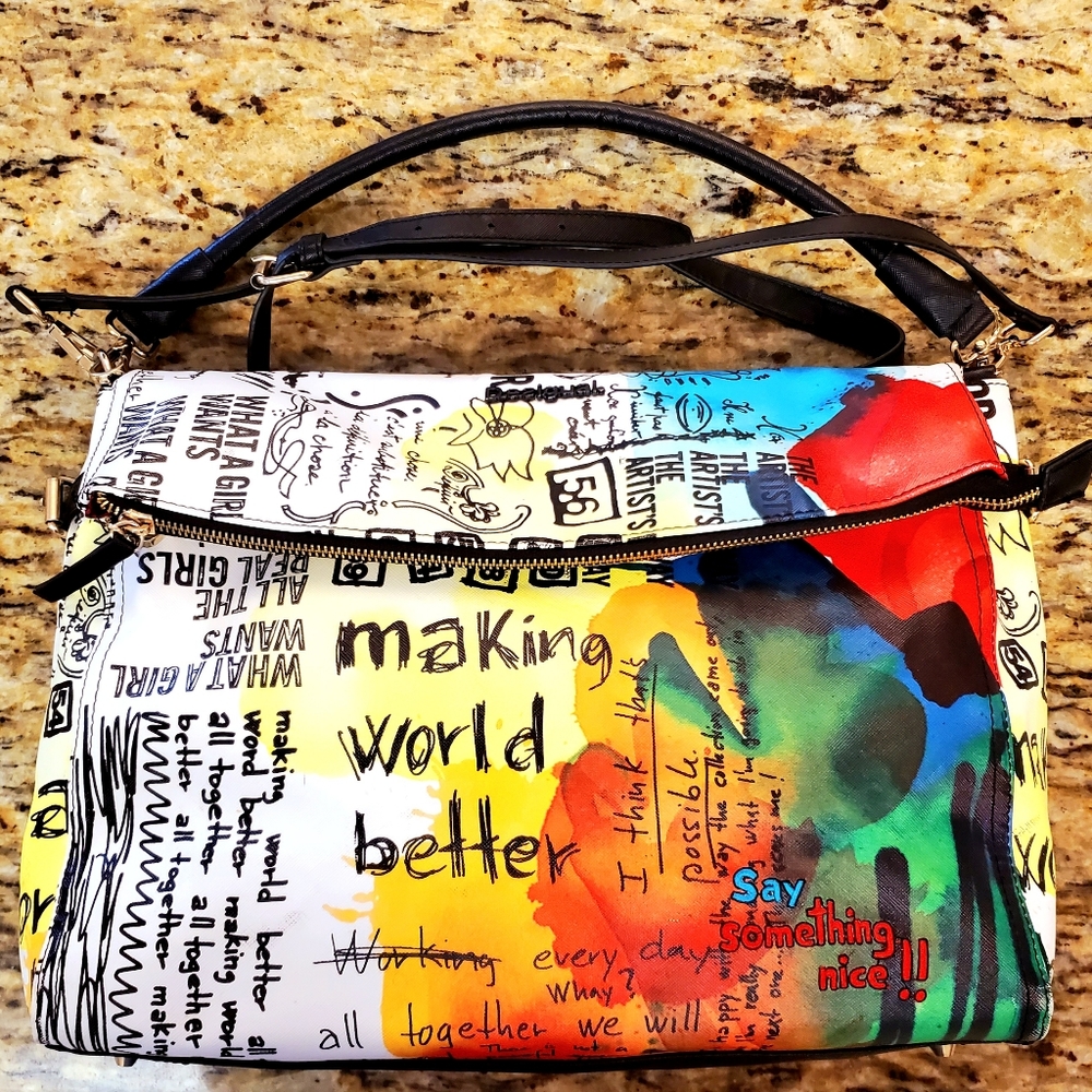 Desigual Tote or Satchel Purse, Large